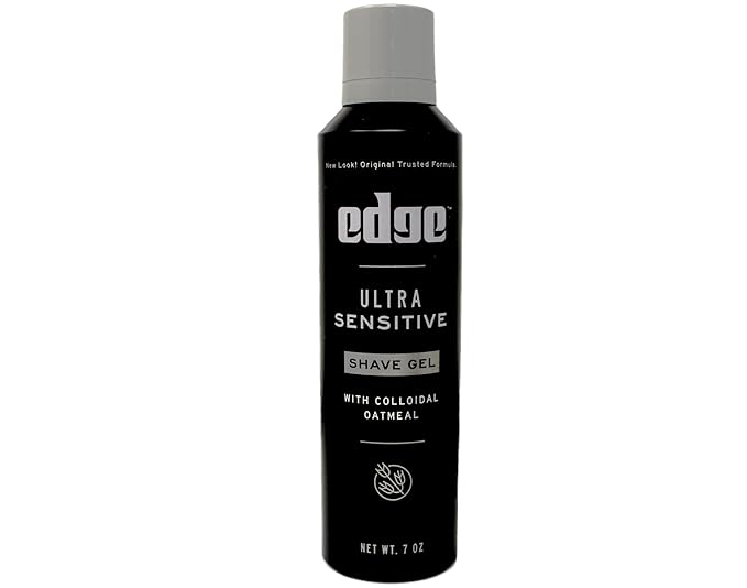 Edge Ultra Sensitive Shave Gel with Colloidal Oatmeal 7 oz (Pack of 2)