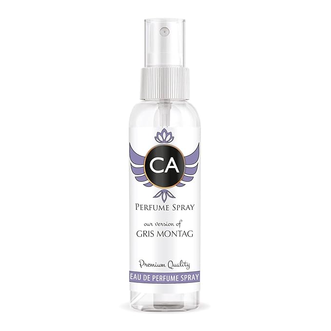 CA Perfume Eco Refill Impression of Gris Montag for Women Chypre Floral Long Lasting Fragrance Eau De Parfum 2 Fl Oz 60ml