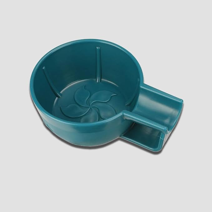 Beaupretty Small Blue Plastic Shaving Soap Bowl Thickened Wide Mouth Shave Foam Bowl for Men Handheld Barber Soap with 3d Pattern Sturdy Anti-drop for Wet Shaving Use