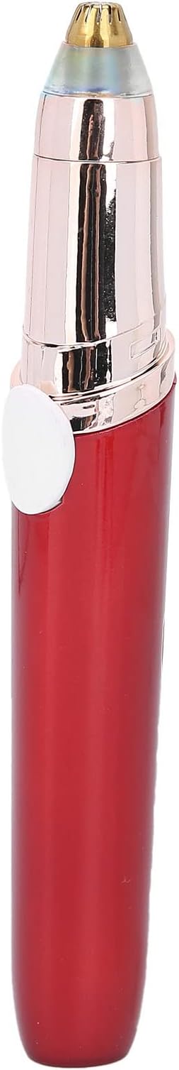 Horoper Eyebrow Facial Trimmer, Painless USB Eyebrow Trimmer Women Electric Face Eyebrow Hair Removal Machine, for Face Lip Chin (Red)