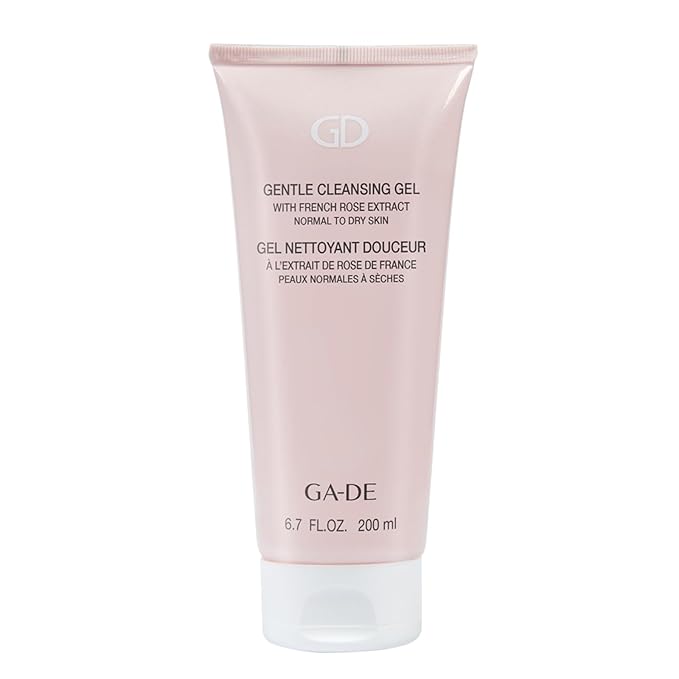 GA-DE Gentle Cleansing Gel - Normal to Dry Skin - Nourishing Fresh Cleansing Gel with French Rose, Purple Orchid, and Vitamin E - 6.7 oz