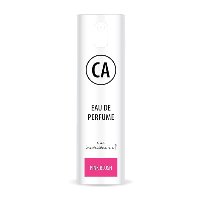 CA Perfume Originals Pink Blush for Women Eau De Parfum Floral Fruity Scent Long Lasting Perfumes for Women Travel Size TSA Ready for Day and Night Wear 0.33 Fl Oz 10ml