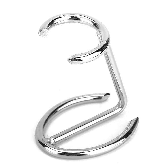 Shaving Brush Holder,Razor Brush Stand Men Shaving Brush Stainless Steel Stand Razor Holder for Salon Home Travel Use