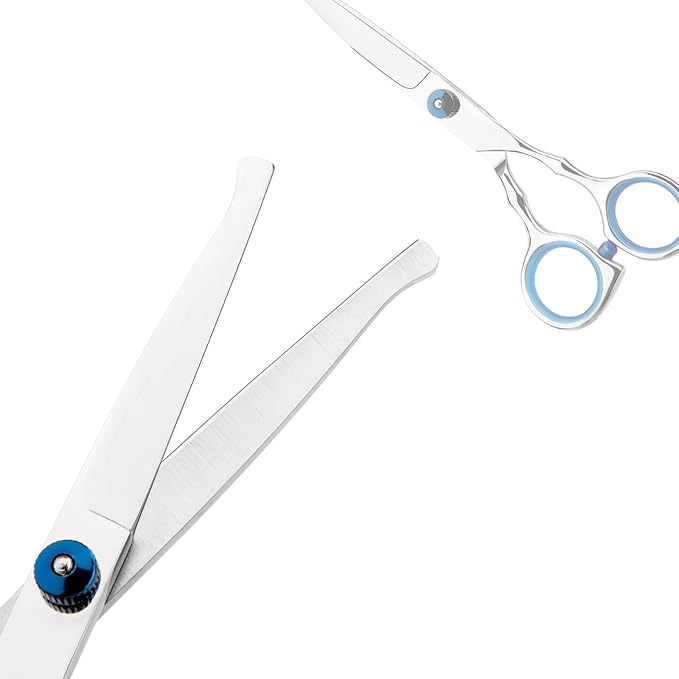 Hair Cutting Scissors Professional Home Haircutting Barber Salon Thinning Shears Kit with Comb and Case for Kids Boys Girls