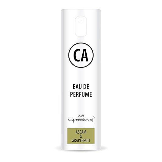 CA Perfume Impression of Assam & Grapefruit for Men Eau De Parfum Aromatic Fougere Scent Long Lasting Cologne for Men Travel Size TSA Ready for Day and Night Wear 0.33 Fl Oz 10ml