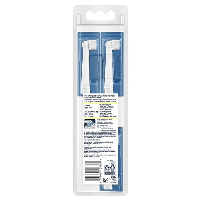 Oral-B Gum Care Replacement Brush Heads for an Oral-B Electric Toothbrush, Pack of 3