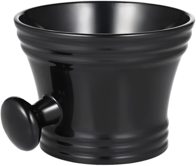 Shaving Mug Anself Man's Plastic Shaving Bowl with Handle Soup Bowl Barber Cleaning Soup Cup for Razor