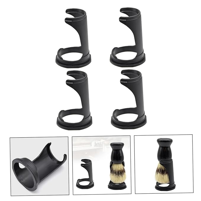 Pp Material Shaving Brush Stand Bowl 4pcs Multiple Brush Rack for Home Decoration
