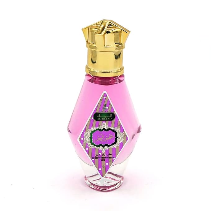 Maison d'Orient AZIZ 20 mL Roll On Oil, Pink Perfume Arab - Alcohol-Free Fragrances. Perfumes Arabes Mas Vendidos - AL RIYAD (Roll On Body Oil) Roll On Cologne