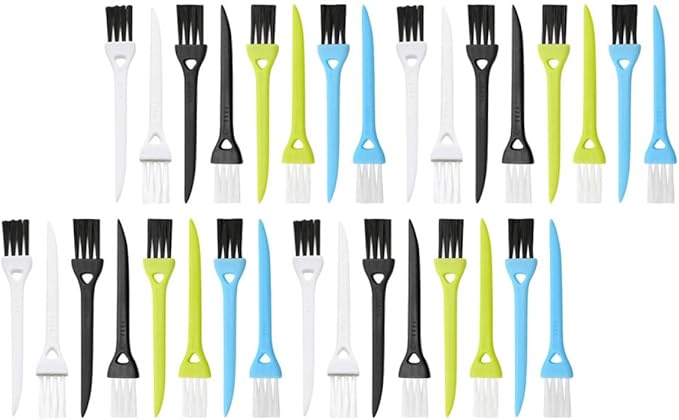 36pcs Electric Shaver Cleaning Brushes with Colored Handles, Small Razor Duster Brushes for Electric Razor Maintenance and Shaving Tool Cleaning