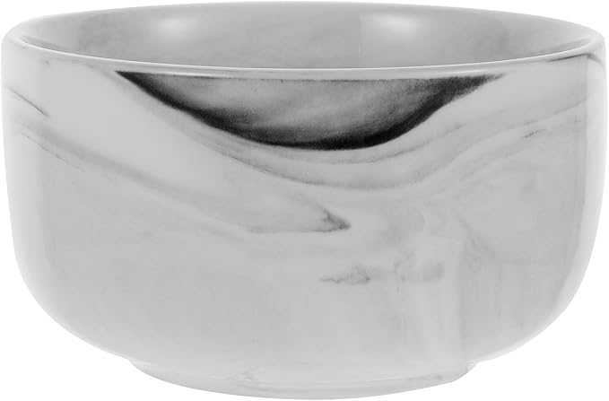FRCOLOR Marble Pattern Shaving Soap Bowl for Men, Small Natural Shaving Bowl with Foaming Function, Skin Care Shave Cup Suitable for Daily Grooming and Travel Use