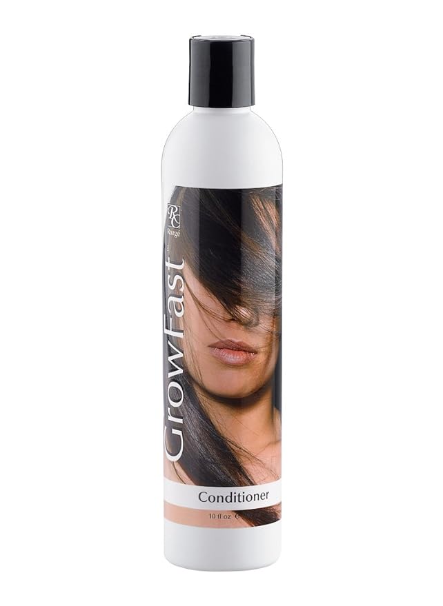 Rozge GrowFast Cosmeceutical Conditioner, Unisex, Hair Vitamins and Biotin for Faster Hair Growth, Vitalize Hair System and Hair Loss Treatment, 10 fl., Made in U.S.A