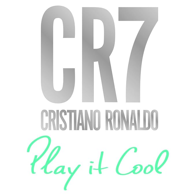 Cristiano Ronaldo CR7 Play It Cool, 2 pc - Fresh Aromatic Body Wash for Men - Fougere Fragrance - Perfumed Shower Gel and EDT Gift Set for Men