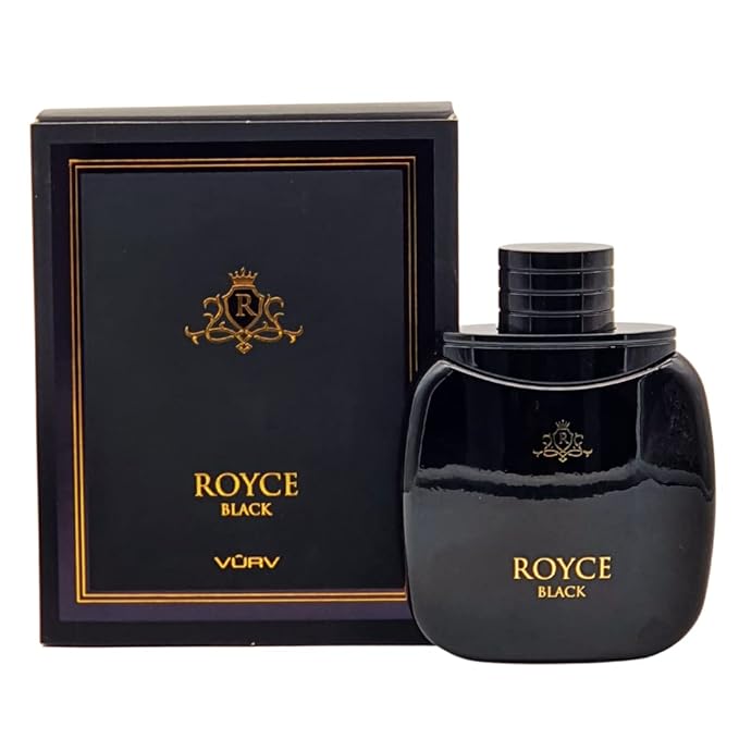 Lattafa Royce Black For Men - Eau de Parfum, 100ml (3.4Oz)