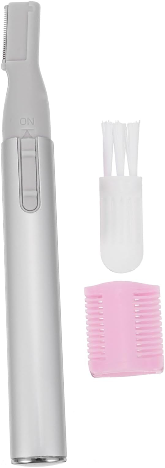 Electric Eyebrow Trimmer for Women Labor Saving Nose Hair Remover and Facial Hair Razor Ergonomic Portable Design for Comfortable Professional Grooming at Home and Travel
