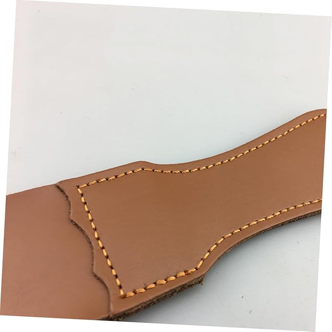2pcs Leather Strop for Precision Sharpening Cowhide Polishing Cloth for Straight Blades and Woodworking Tools