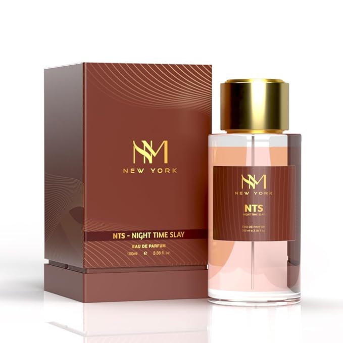 NOURISH MANTRA NM New York Night Time Slay Luxury Perfume For Men | Premium Long Lasting Fragrance Spray | With Aromatic Blend of Herbal & Woody Notes | Perfume For Men | 100 ml