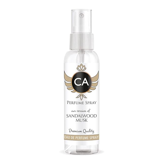 CA Perfume Eco Refill Impression of Sandalwood Musk for Unisex Woody Long Lasting Fragrance Eau De Parfum 2 Fl Oz 60ml