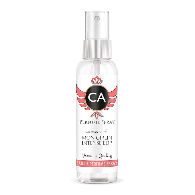 CA Perfume Eco Refill Impression of Mon Girlin Intense EDP for Women Amber Woody Long Lasting Fragrance Eau De Parfum 2 Fl Oz 60ml