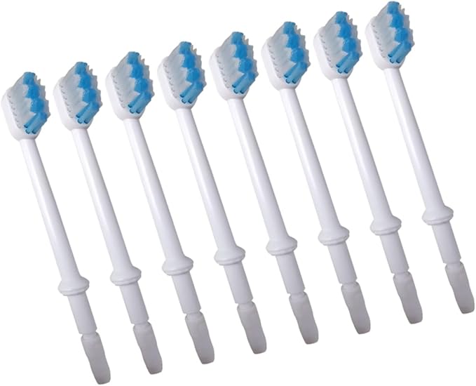 8pcs Oral Irrigator Replacement Brush Heads Brush Heads for Water Toothpick Classic Oral Irrigator Accessories