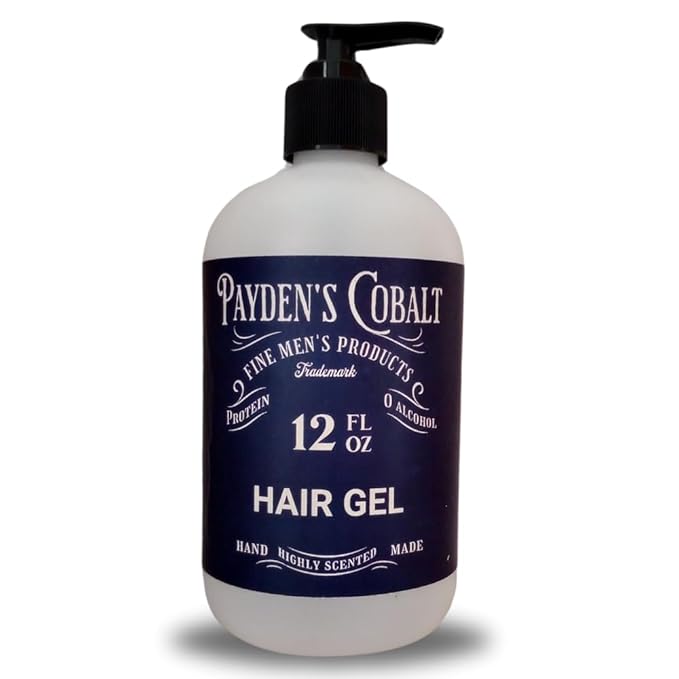 Payden's Cobalt Cedarwood Sandalwood & Musk For Men Scented Protein Hair Gel, 12 Oz