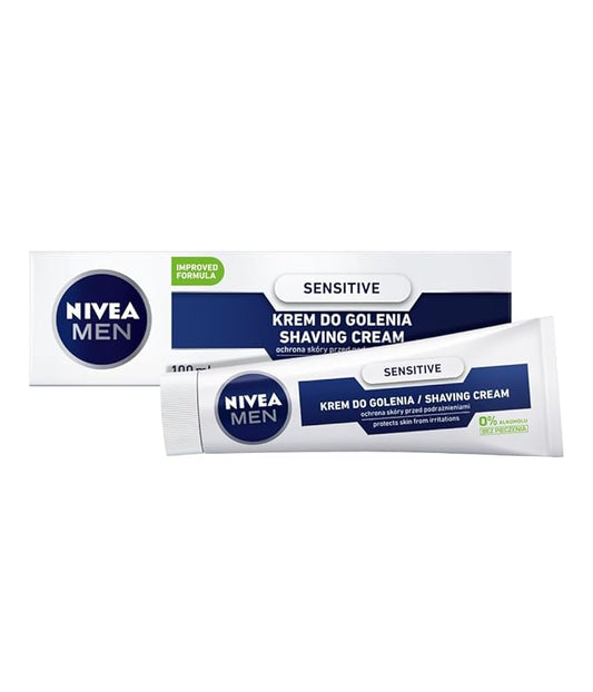NIVEA Men Mild Shaving Cream Sensitive 100 Ml