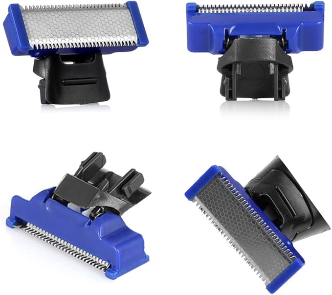 INVODA Shaver Replacement Head for Men's Rechargeable Solo Shaver Blades Solo Trimmer Replacement Cutter Head (Packs of 4)