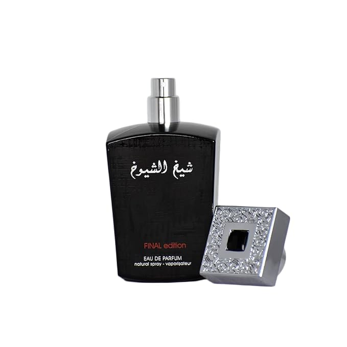 Lattafa Sheikh Al Shuyukh Final Edition Eau de Parfum Spray for Men, 3.4 Ounce