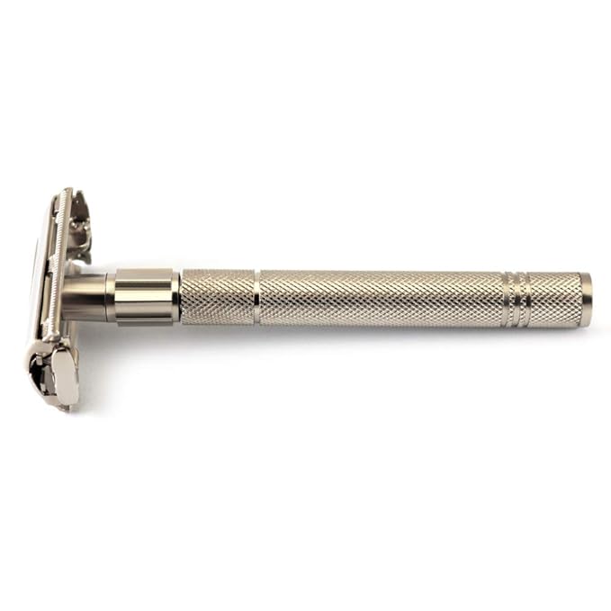 Professional Double Edge Safety Razors Butterfly Open Men Shaving Clean-Shave Blades Male Grooming Set