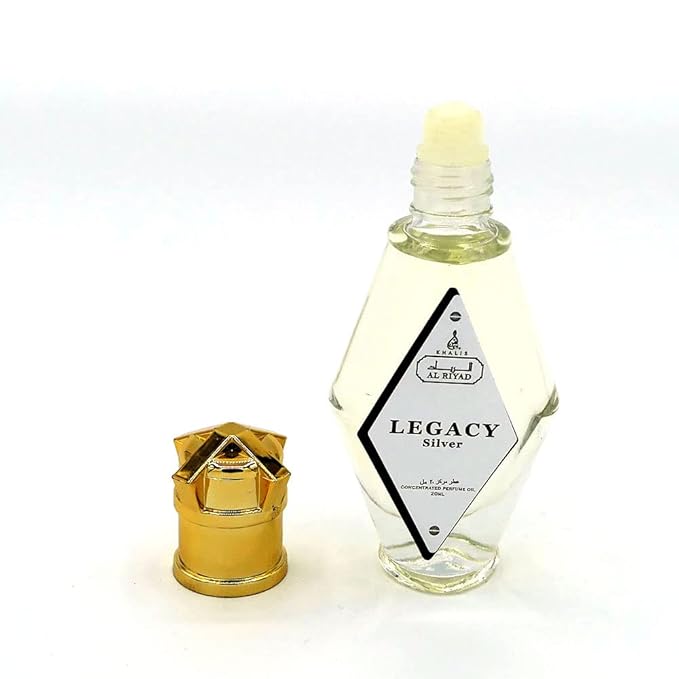 Maison d'Orient LEGACY SILVER 20 mL Roll On Perfume Oil, Alcohol-Free, Vanilla Arab Scent. AL RIYAD All Natural Roll On. Cruise Essentials 2024