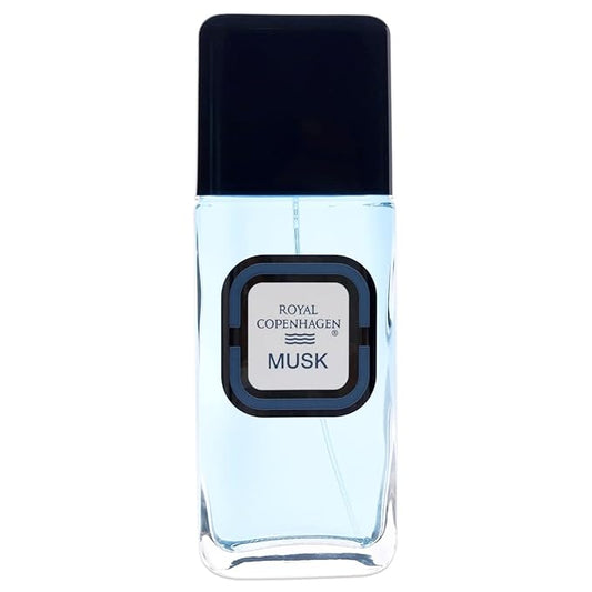 Royal Copenhagen Musk Eau de Cologne Spray for Men, 3.4 Ounce