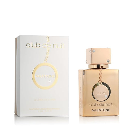 Armaf Club de Nuit Milestone – Aquatic, Woody, Musky – Concentrated Perfume Oil Long-Lasting Fragrance for Unisex, 0.6 Ounce / 18 ml