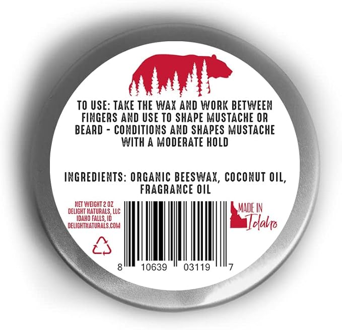 Delight Naturals Voyageur Mustache Wax - Bainbridge Island