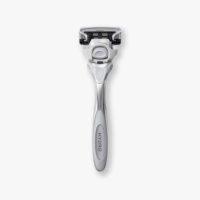 Schick Hydro Dry Skin Razors for Men | 5-Blade Mens Razors for Shaving, 1 Mens Razor Handle with 17 Razor Blades Refills