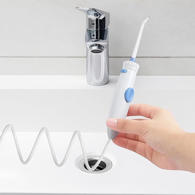 Replacement Water Flosser Hose Compatible with Waterpik Wp-100 Wp-660 Oral Irrigator Parts Easy Install Durable Dental Floss Tube for Home Use
