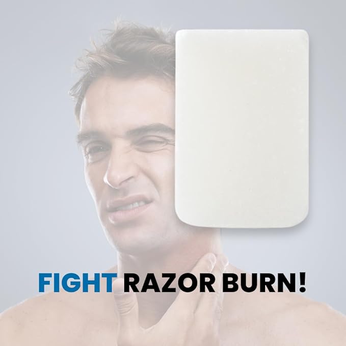 Professional Barber Alum Block - Instantly Stops Bleeding & Soothes Shaving Nicks