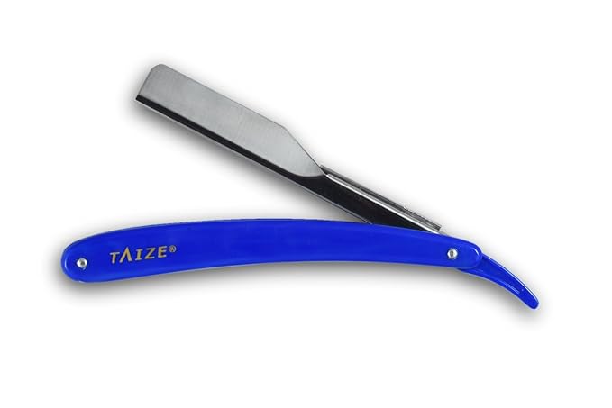 Taize Straight Razor - Blue - 6''