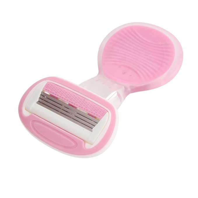 Women Manual Shaving Tool Wide Lubrication Strip 4 Layer Cutter Floating Head Manual Body Hair Trimmer for Arm Leg Armpit