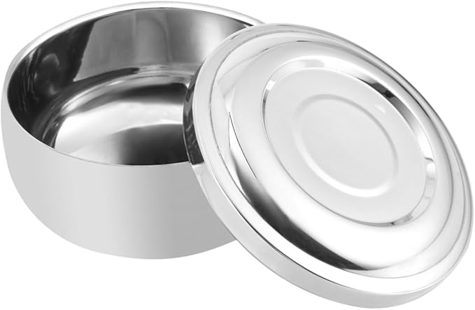 Men's Large Deep Shaving Soap Bowl Lid Shaving Mug Compact and Practical Design for Cleanliness and Comfort