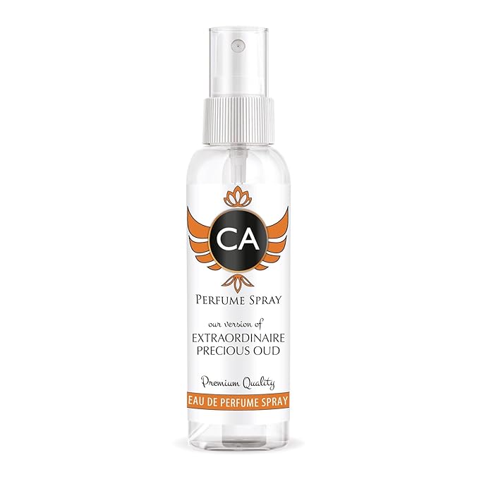 CA Perfume Eco Refill Impression of Extraordinaire Precious Oud for Women Floral Long Lasting Fragrance Eau De Parfum 2 Fl Oz 60ml