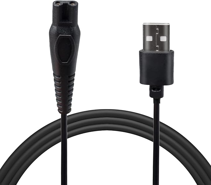 Pinkind Charger Cord Compatible with Brightup/Ufree/VIKICON Beard Trimmer All-in-one Multifunctional Grooming kit Hair Clippers USB Charging Cable