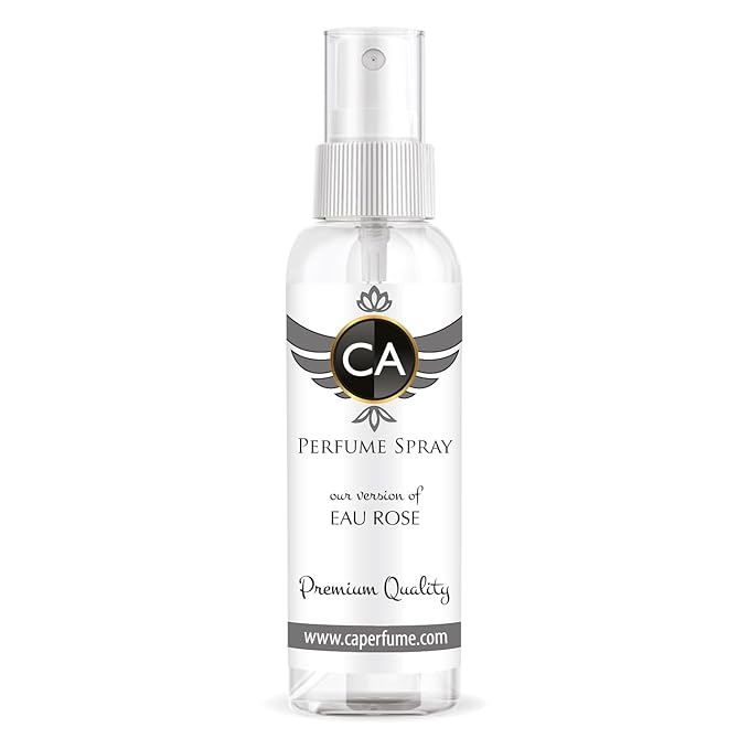 CA Perfume Eco Refill Impression of Eau Rose For Women Eau de Parfum Spray Atomizer Bottle 2 Fl Oz/60ml-X1