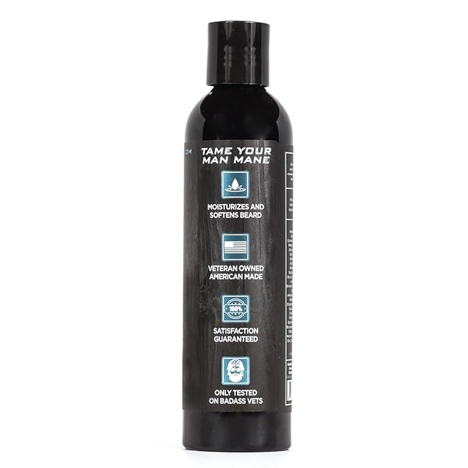 Badass Beard Care Beard Conditioner For Men - THE PIRATE, 8oz - Made of Natural Ingredients for A Healthy, Soft, & Itch Free Beard and Mustache