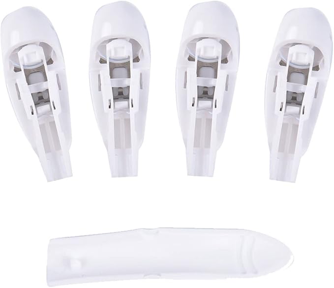 Sensitive Replacement Toothbrush Heads Compatible with Oral-B Cross Action Power 3733 4732,Rotating Powerhead and Crisscross Bristles (White)