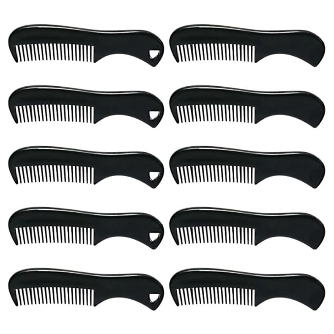 20pcs Mini Mustache Comb, 2.87" Plastic Mini Beard Brush for Men Pocket Mens Combs for Beard Straightener Men Pocket Sized Mens Mustache Brush