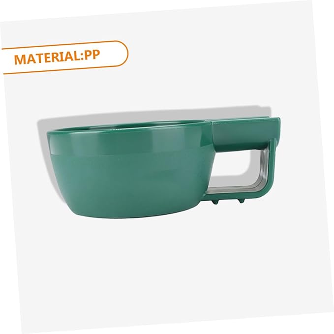 Deep Wide Mouth Shaving Soap Bowl for Men Durable Plastic Shave Container with Large Handle Lightweight and Portable Barber Shaving Cream Bubble Bowl and Travel Use