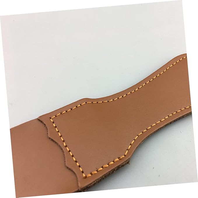 2pcs Razor Strop for Straight Razor Sharpening Durable Cowhide Polishing Cloth for Blades and Woodworking Tools