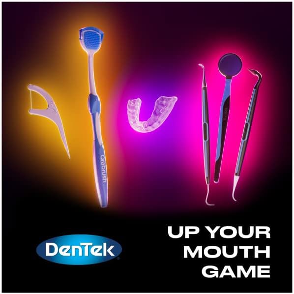 DenTek Easy Brush Fresh Mint Extra Tight Interdental Cleaners 16 Count (Pack of 4)