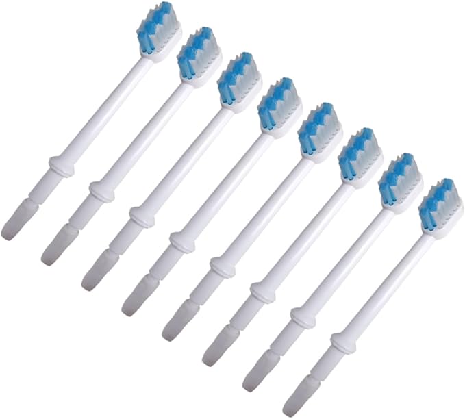24pcs Replacement Brush Heads Compatible Oral Irrigator Accessories for Toothbrush Replacement Heads