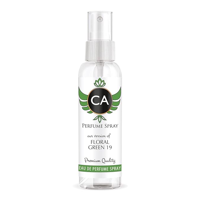 CA Perfume Eco Refill Impression of Floral Green 19 for Women Aromatic Long Lasting Fragrance Eau De Parfum 2 Fl Oz 60ml
